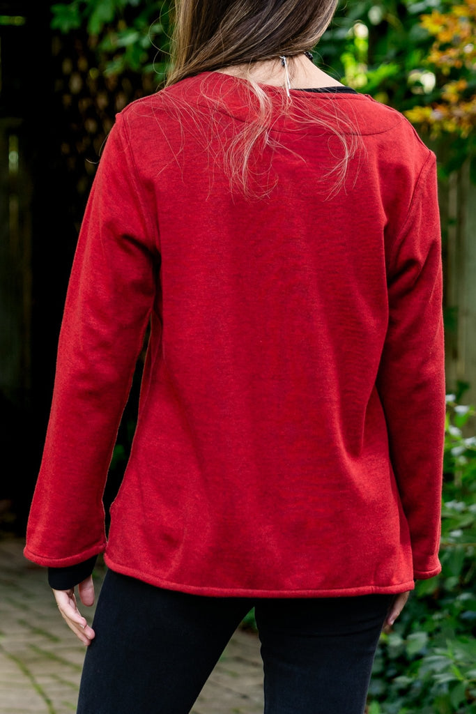 Iris Reversible Top - Parsley & Sage - The Wardrobe