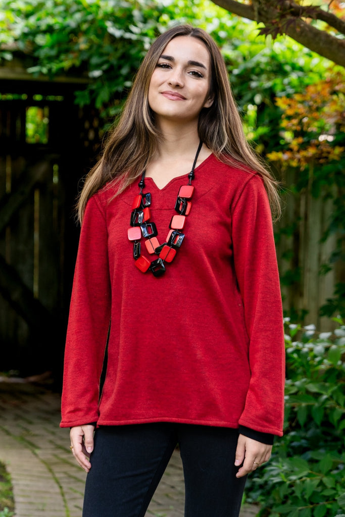 Iris Reversible Top - Parsley & Sage - The Wardrobe
