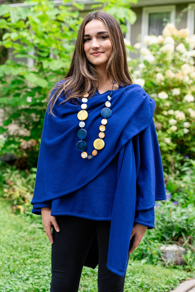 Iris Reversible Wrap - Parsley & Sage - The Wardrobe