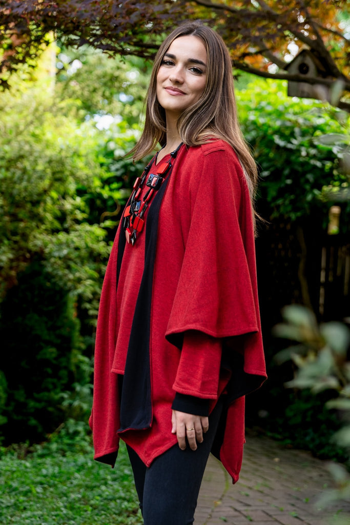 Iris Reversible Wrap - Parsley & Sage - The Wardrobe