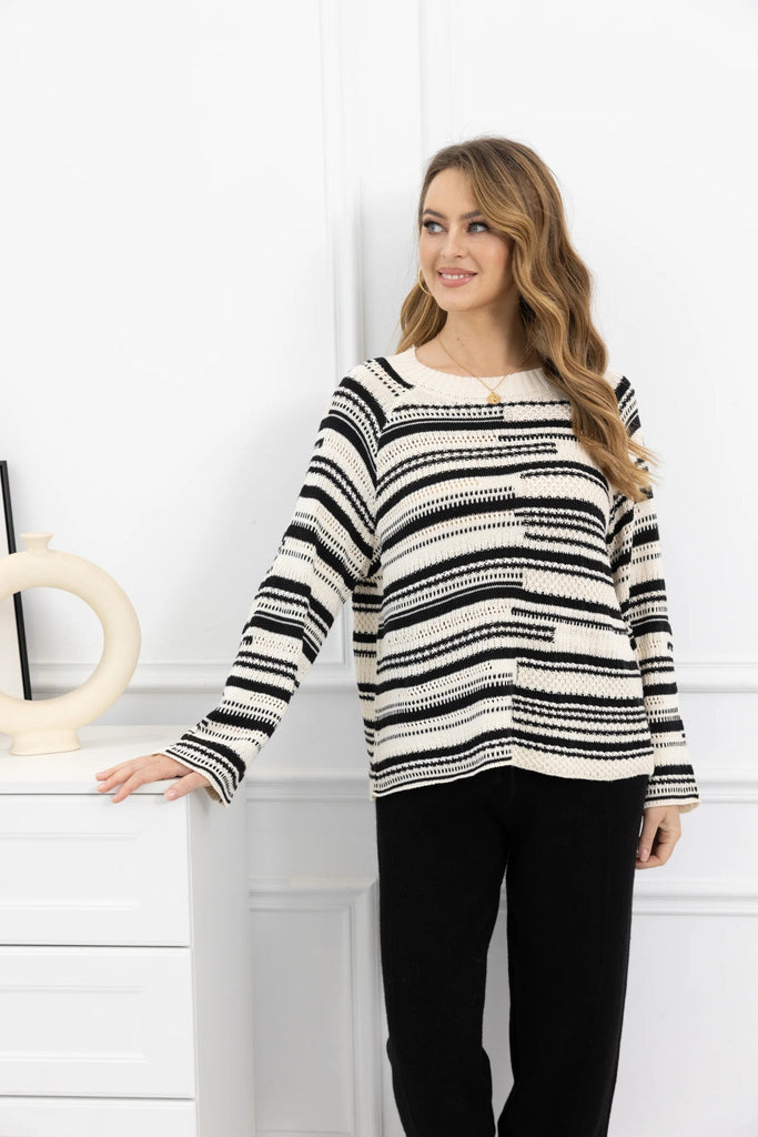Jessica Knit Sweater - Orange Fashion - The Wardrobe