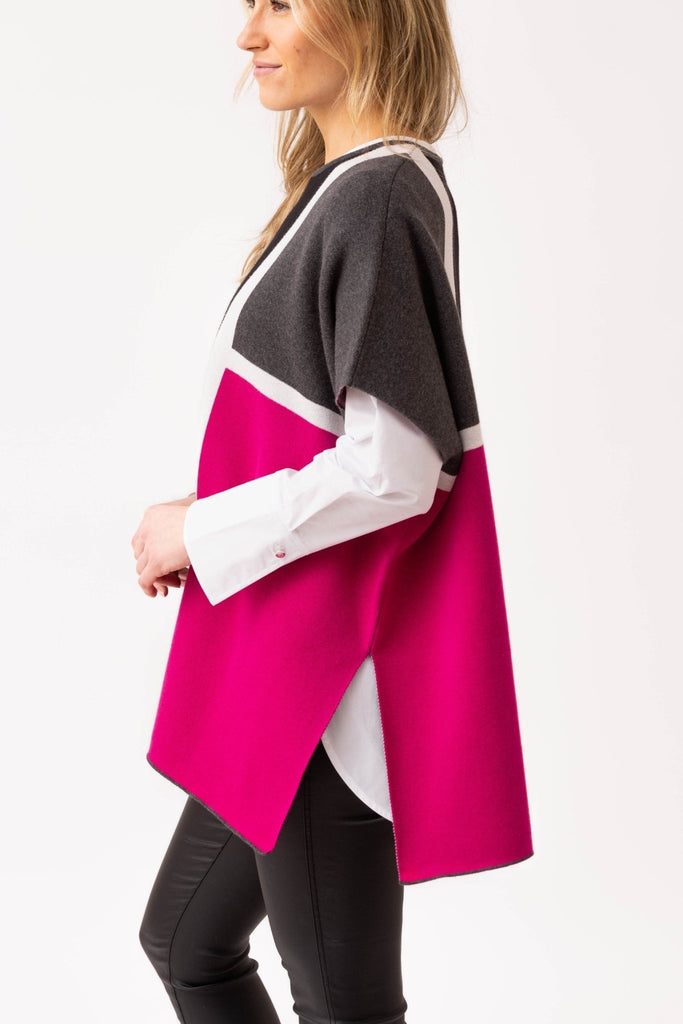 Kenna Cape (One - Size) - Marble - The Wardrobe