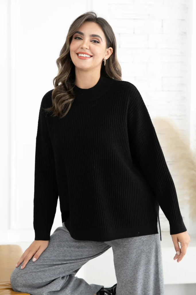 Kinsley Mock Neck - Orange Fashion - The Wardrobe