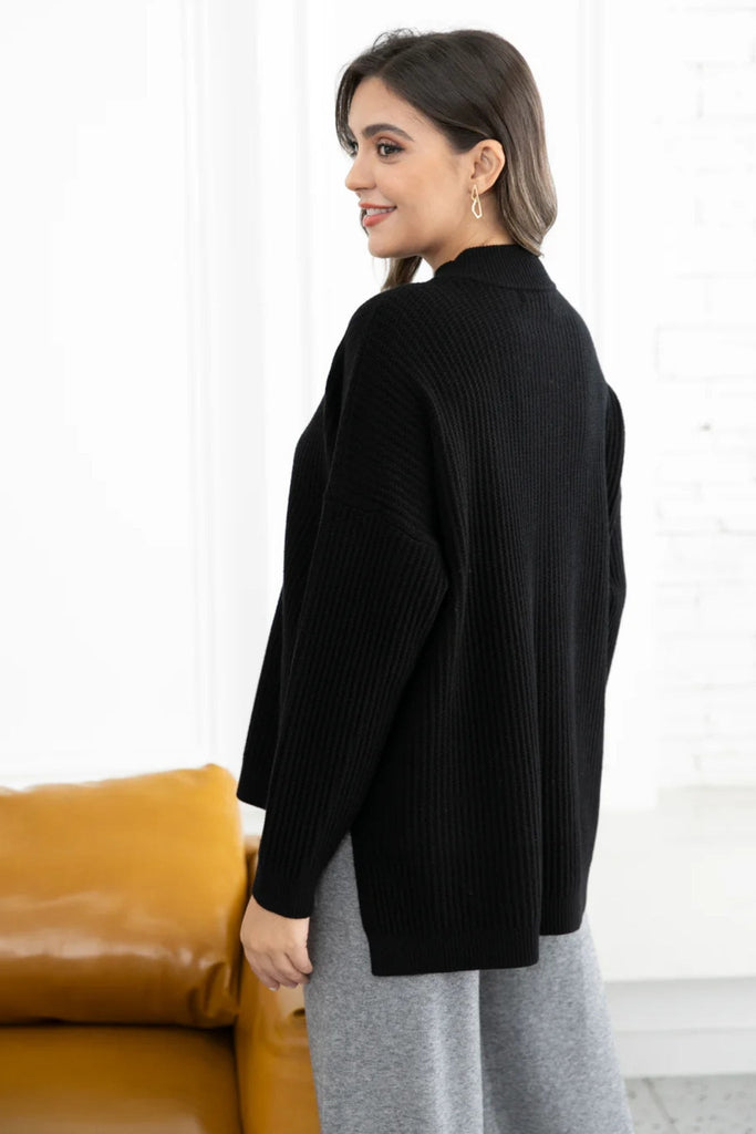 Kinsley Mock Neck - Orange Fashion - The Wardrobe