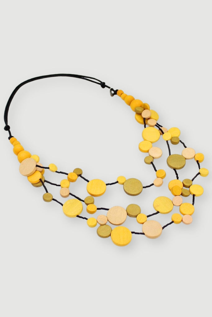 Kira Necklace - Yellow - Sylca - The Wardrobe