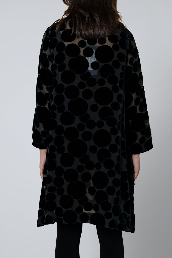 Leaf Print Silk Shirt - Black - Grizas - The Wardrobe