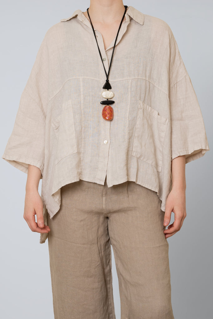 Lidia Linen Shirt - Fashion Sense - The Wardrobe