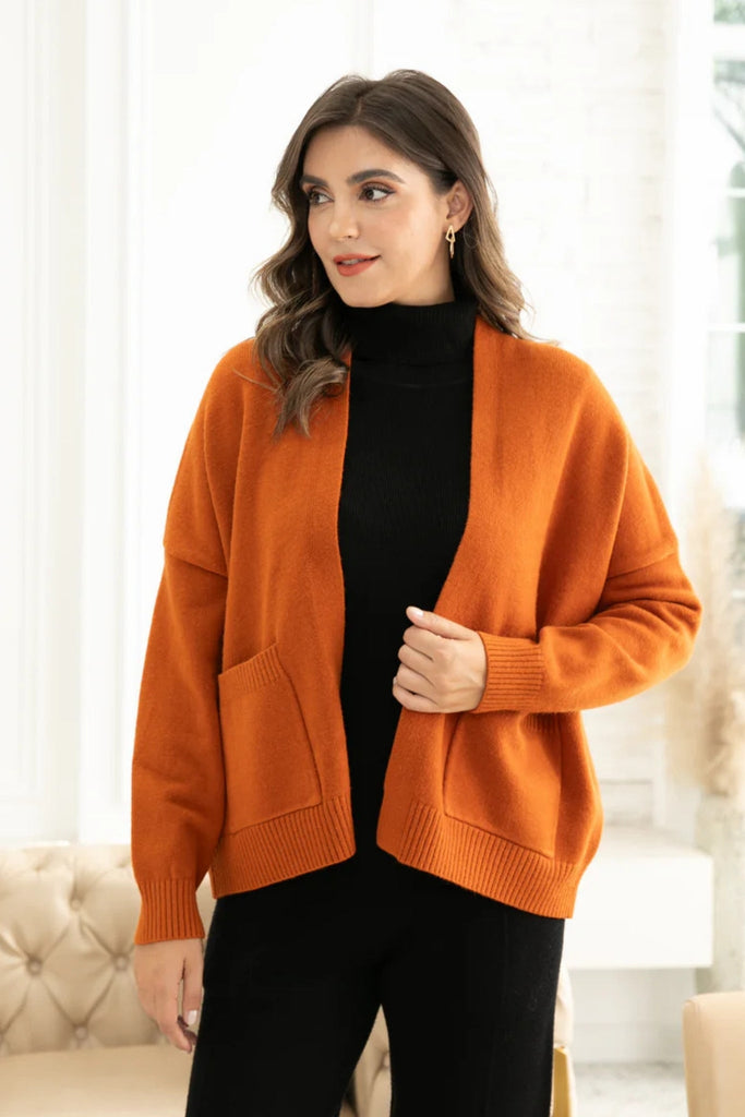 Madeline Cardigan - Orange Fashion - The Wardrobe