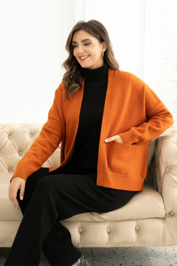 Madeline Cardigan - Orange Fashion - The Wardrobe