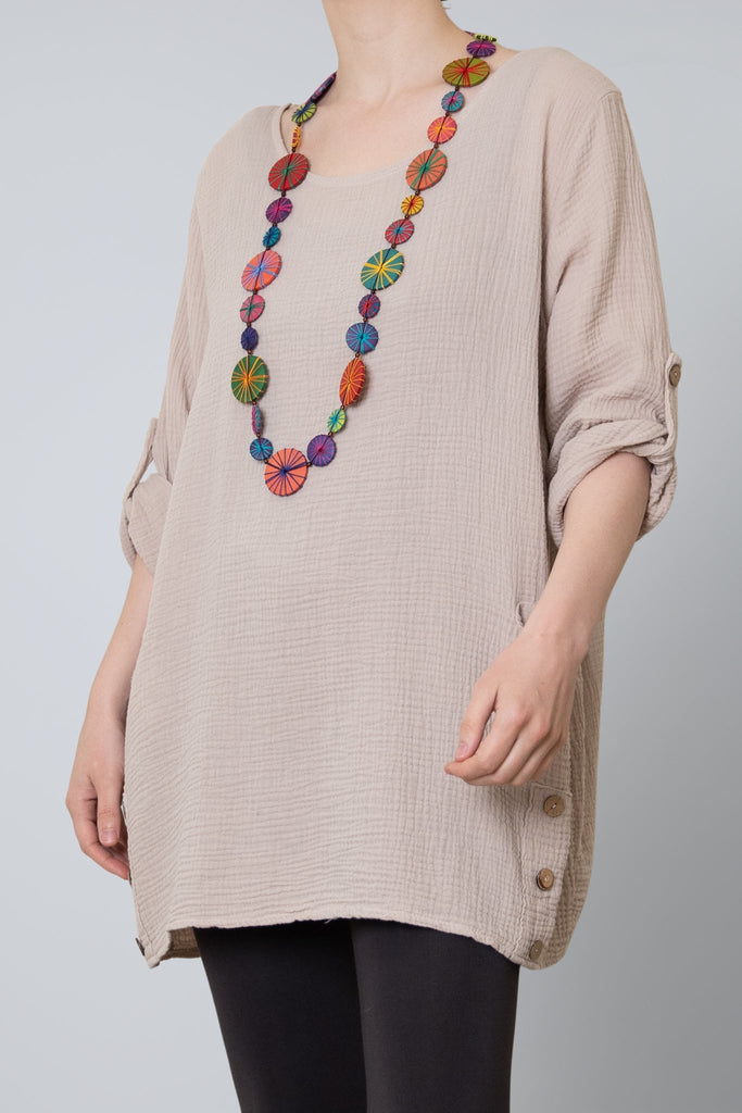 Maeve Cotton Tunic - Made in Italy - The Wardrobe