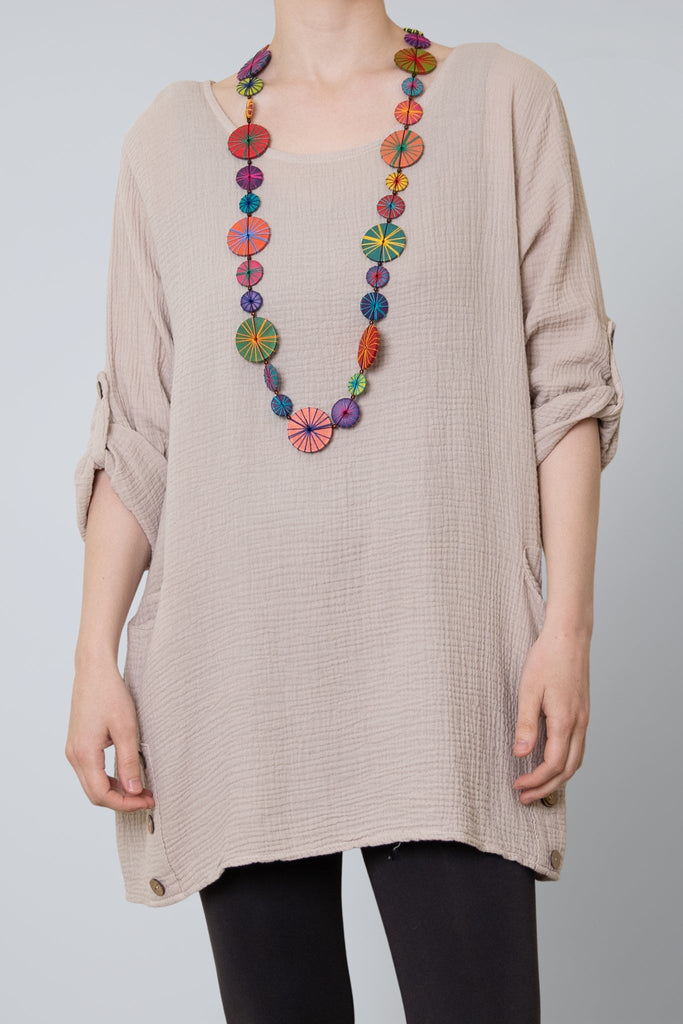 Maeve Cotton Tunic - Made in Italy - The Wardrobe