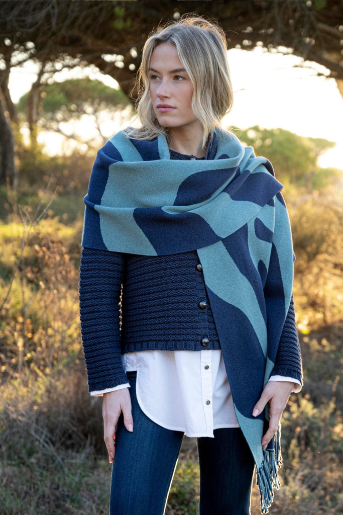 Meave Shawl - Marble - The Wardrobe