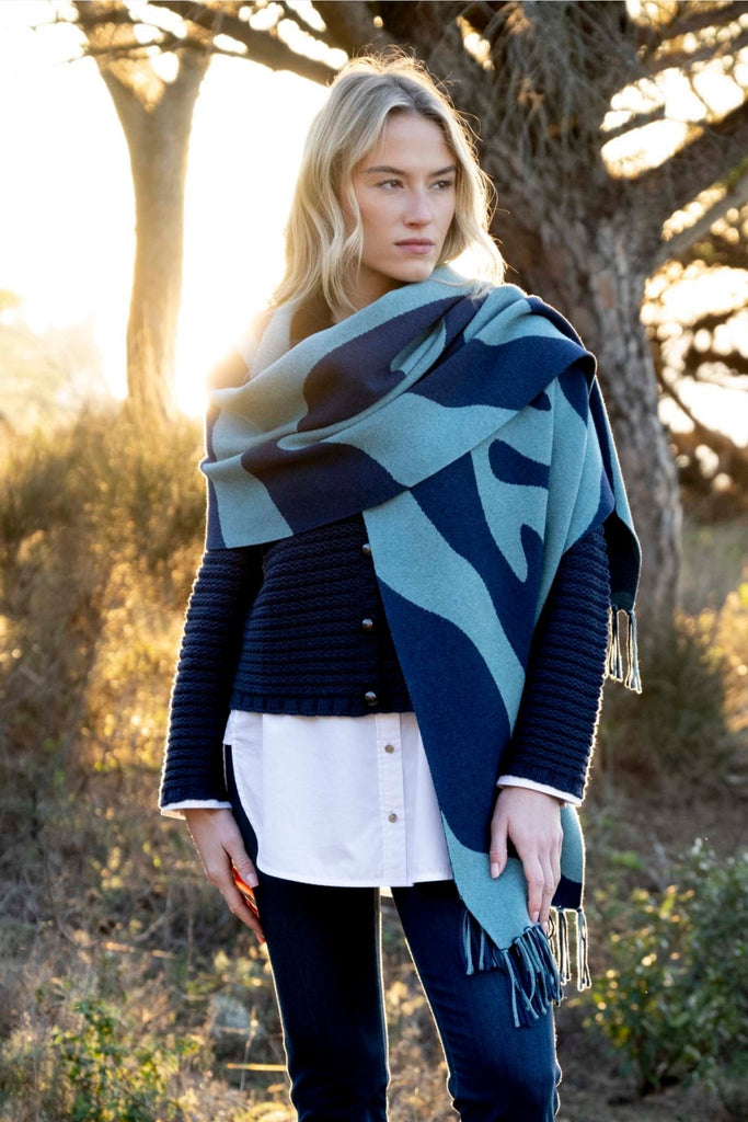 Meave Shawl - Marble - The Wardrobe