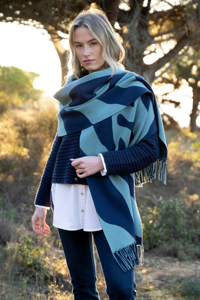 Meave Shawl - Marble - The Wardrobe