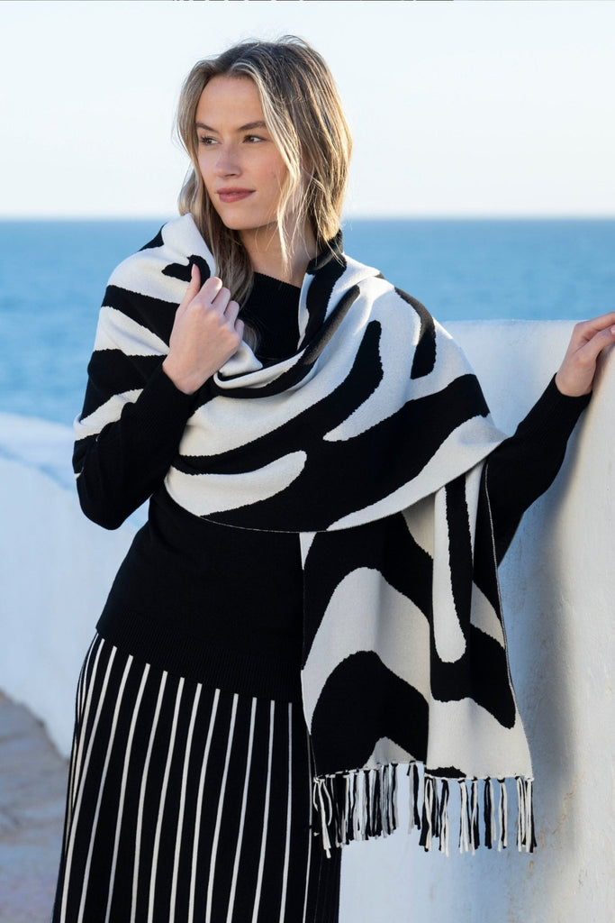 Meave Shawl - Marble - The Wardrobe