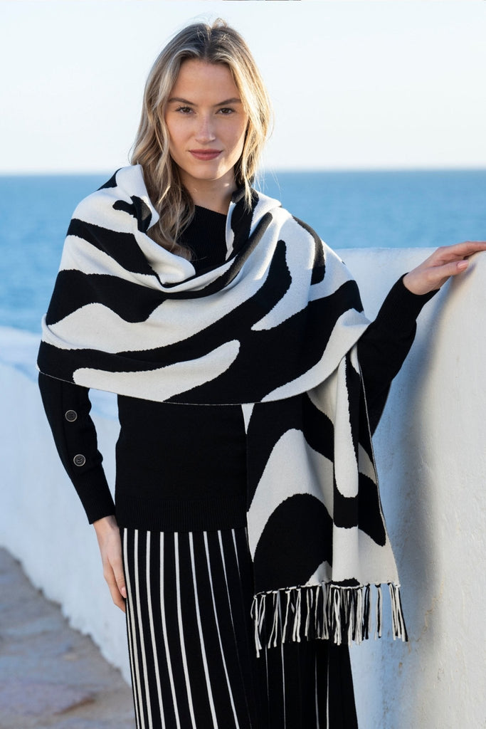 Meave Shawl - Marble - The Wardrobe