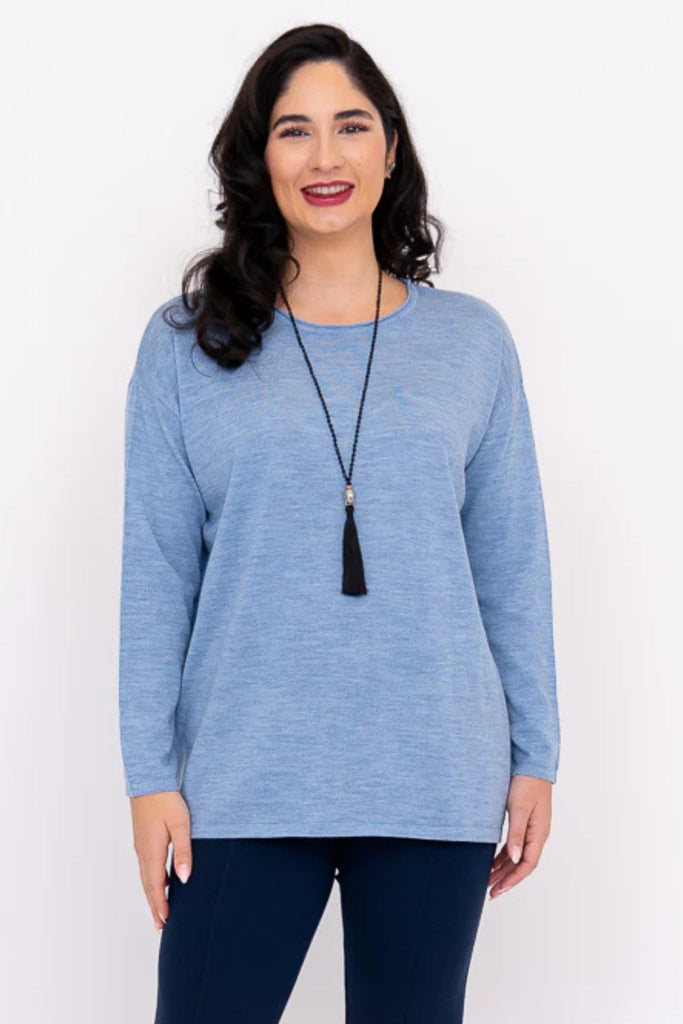 Metera Sweater - Blue Sky - The Wardrobe