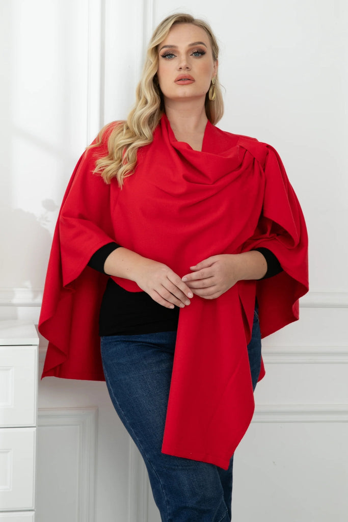 Muskoka Cape - Orange Fashion - The Wardrobe