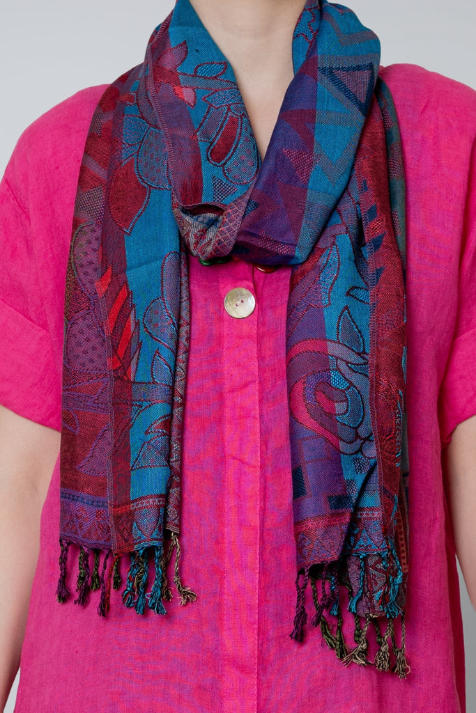 Narrow Printed Scarf - BaBa Imports - The Wardrobe