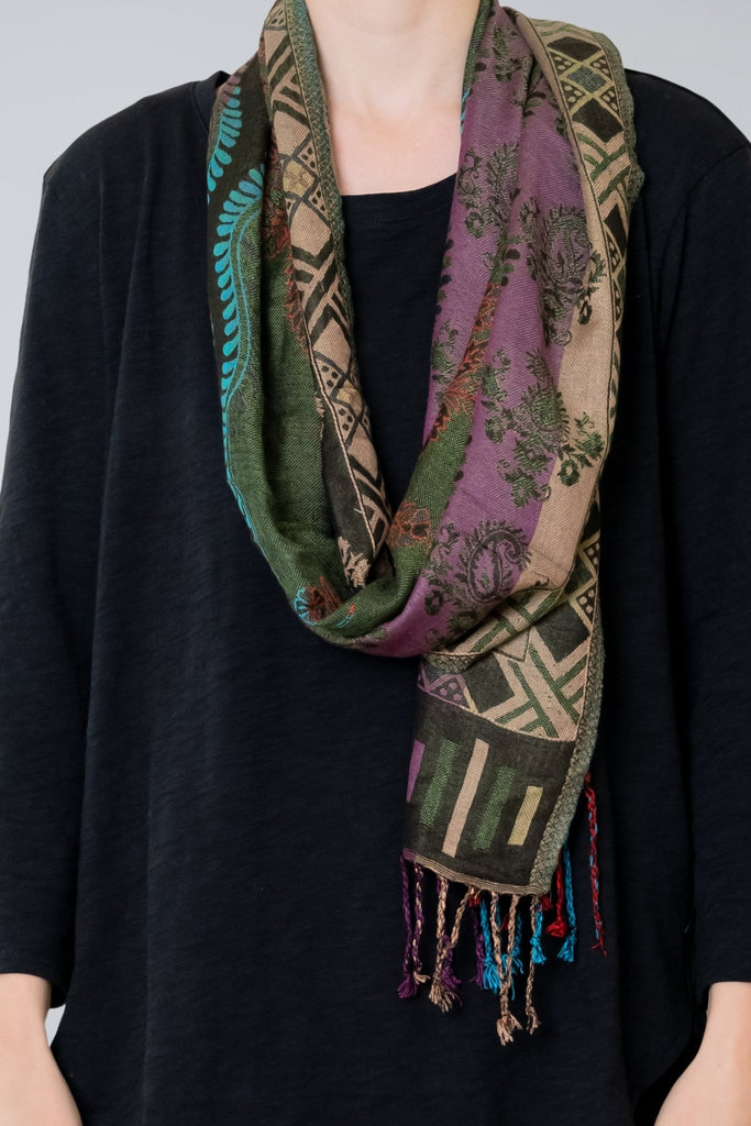 Narrow Printed Scarf - BaBa Imports - The Wardrobe