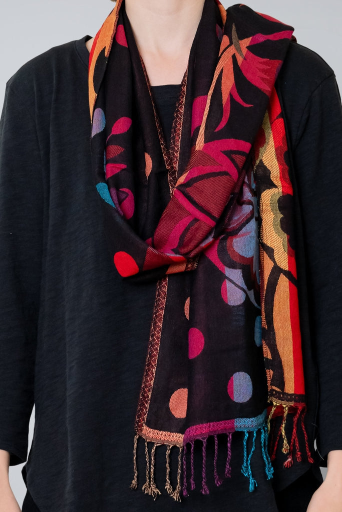 Narrow Printed Scarf - BaBa Imports - The Wardrobe