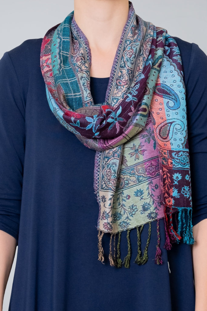 Narrow Printed Scarf - BaBa Imports - The Wardrobe