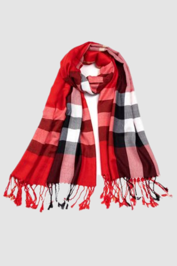 Nicholas Plaid Scarf - The Wardrobe - The Wardrobe