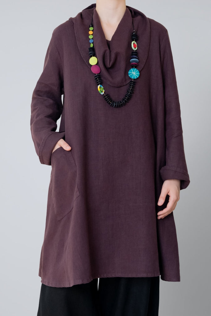 Nolan Heavy Linen Tunic - Uvetta - Bryn Walker - The Wardrobe