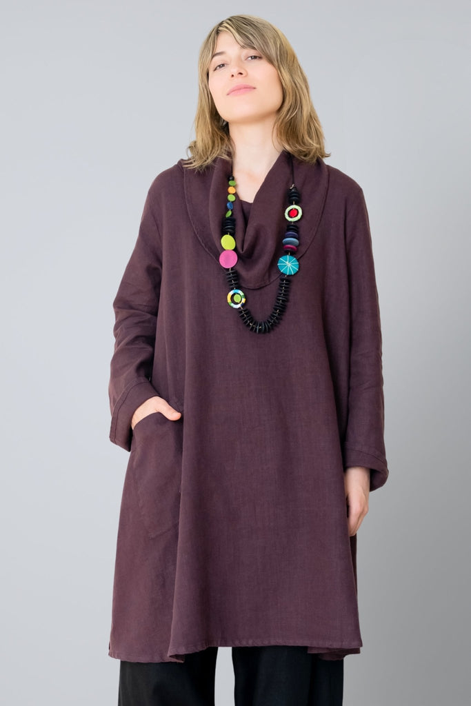 Nolan Heavy Linen Tunic - Uvetta - Bryn Walker - The Wardrobe