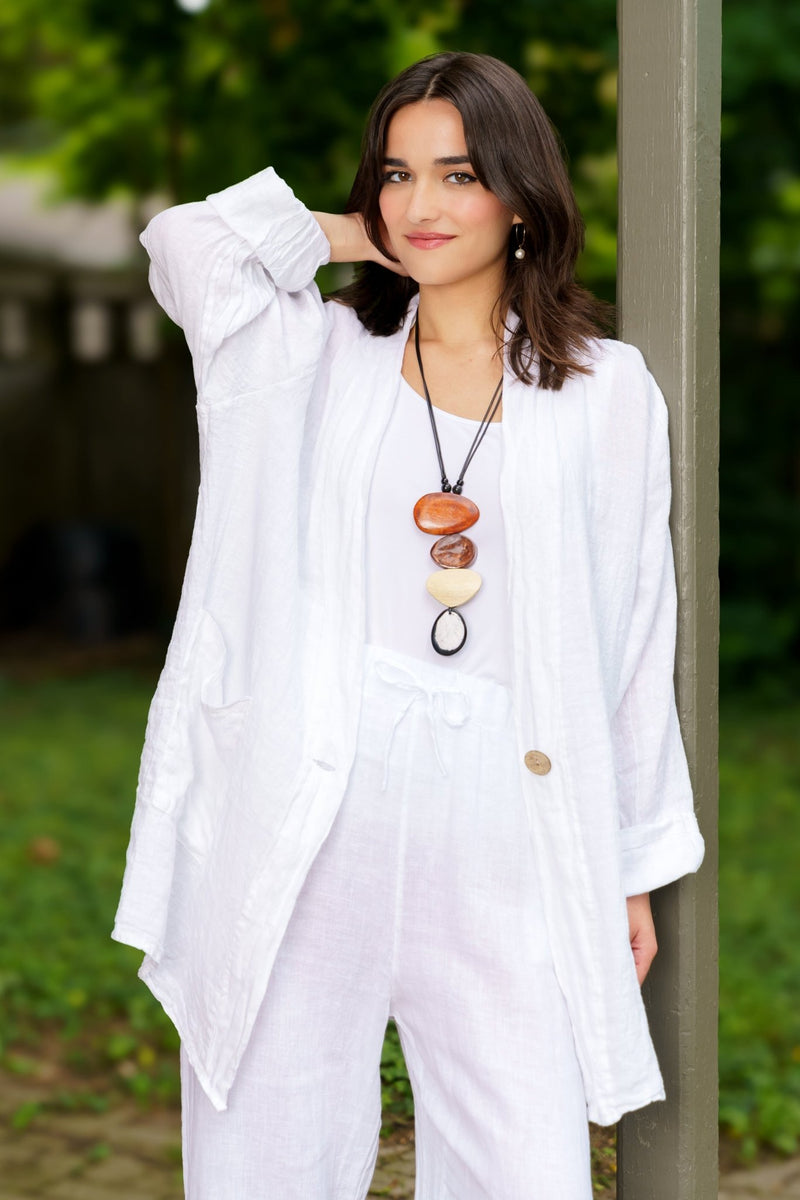 Odette Linen Jacket – The Wardrobe