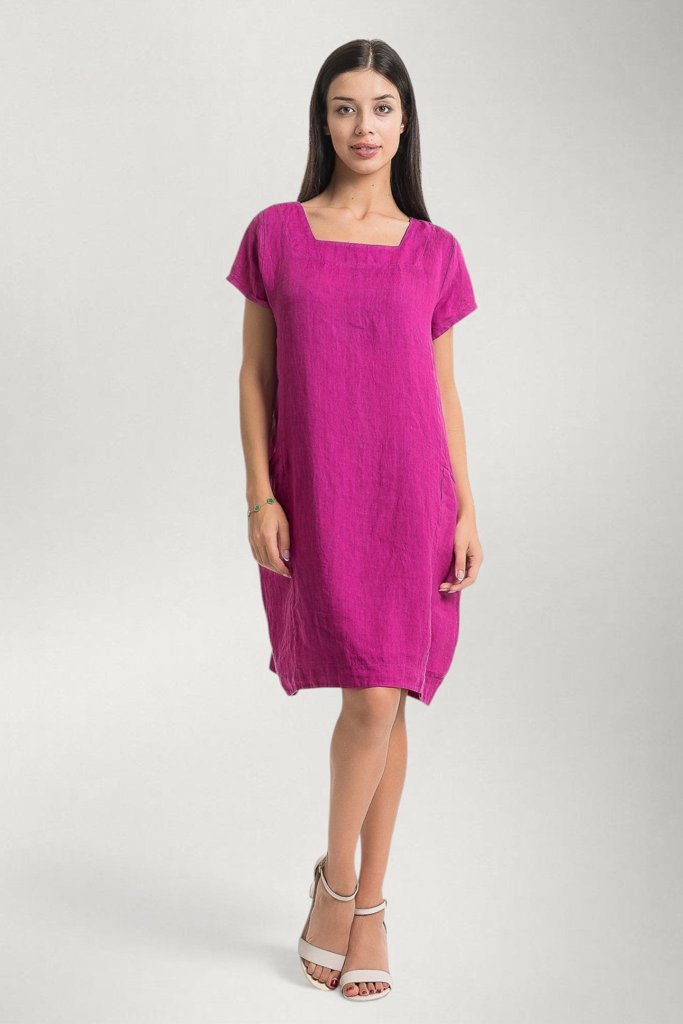 Orchidea Linen Dress The Wardrobe Orchidea Linen Dress The Wardrobe