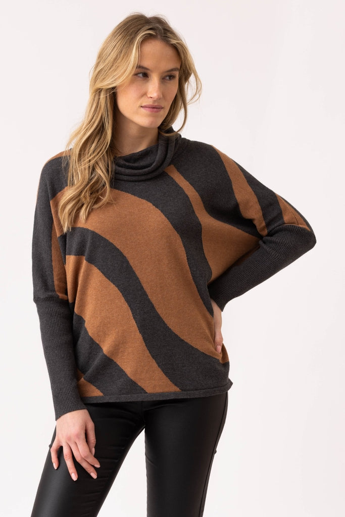 Orla Sweater - Marble - The Wardrobe