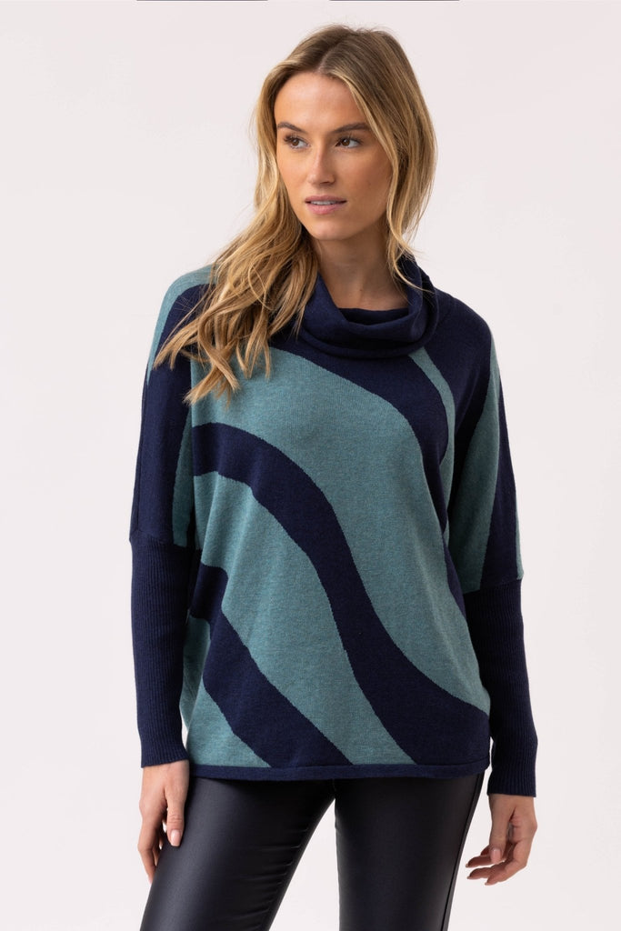 Orla Sweater - Marble - The Wardrobe