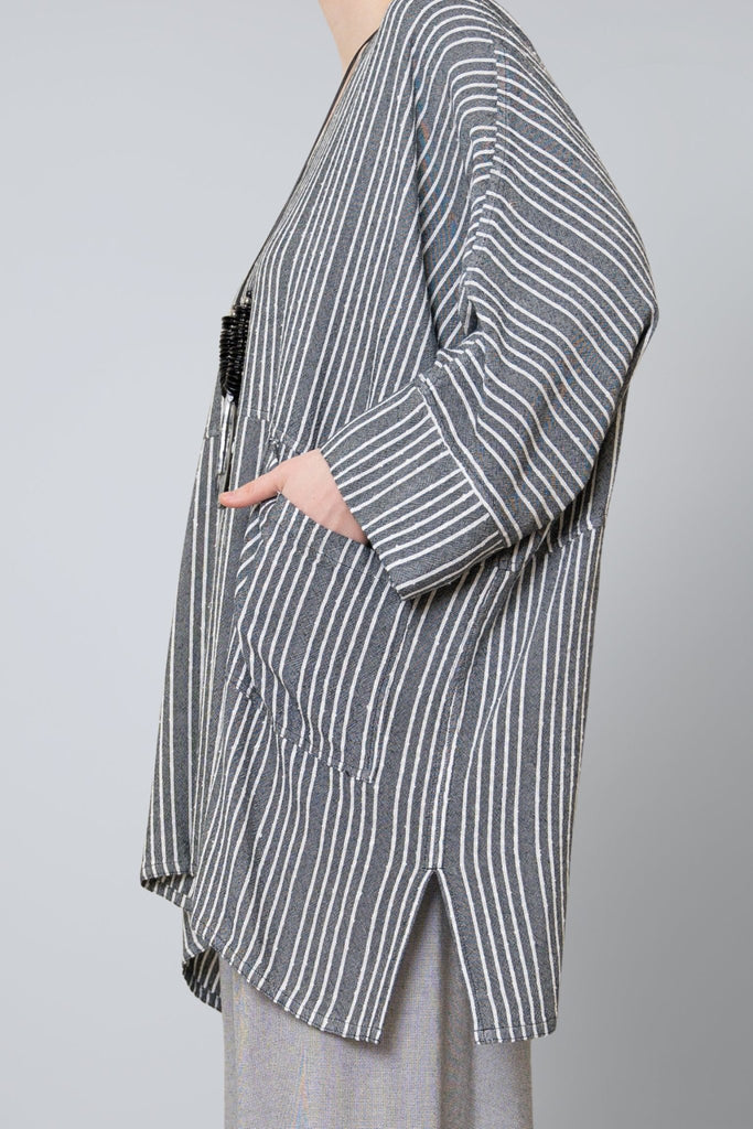 Oversize Top - Shadow Stripe - Dairi - The Wardrobe