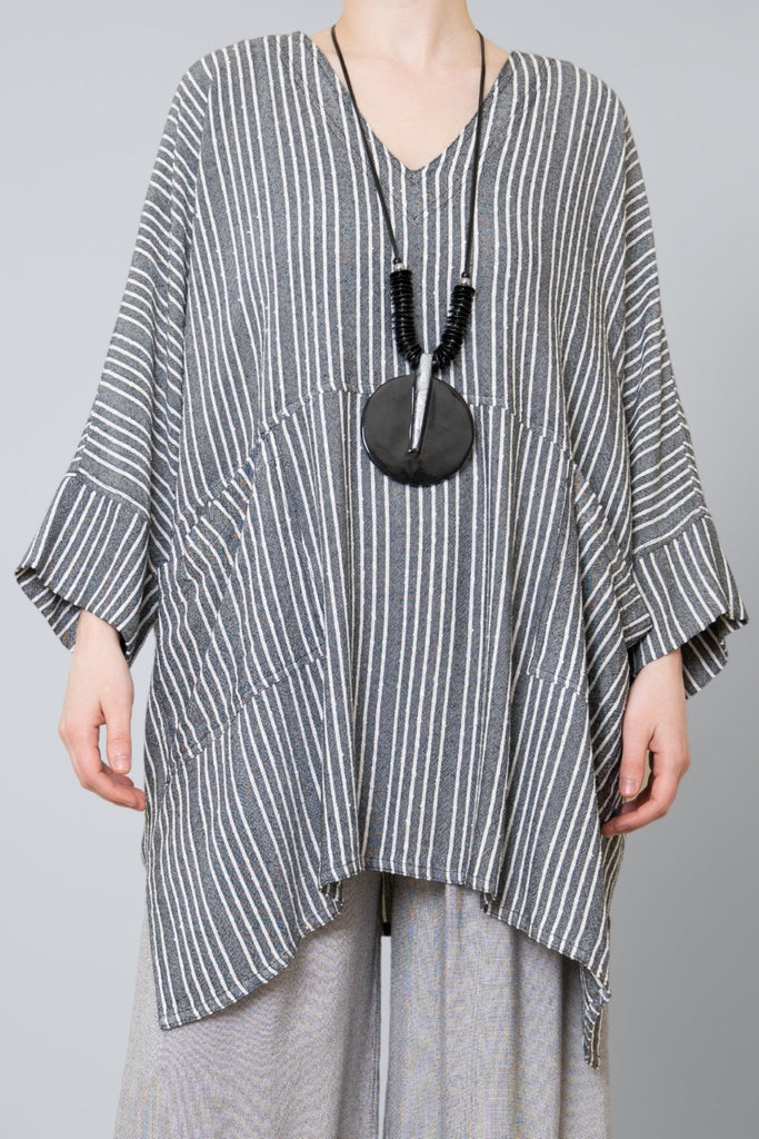 Oversize Top - Shadow Stripe - Dairi - The Wardrobe