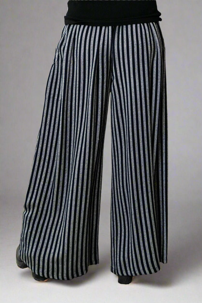 Palazzo Pant - Black Stripe - Dairi - The Wardrobe