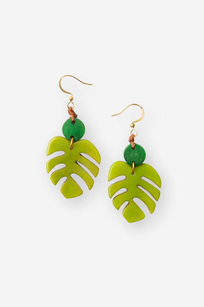 Palm Leaf Earring - Jewellery - The Wardrobe