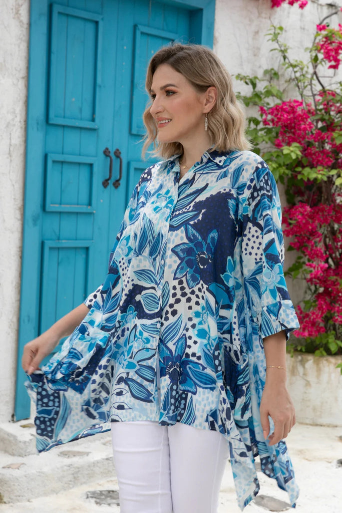 Paradise Cotton Tunic - Orange Fashion - The Wardrobe
