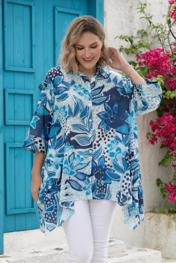 Paradise Cotton Tunic - Orange Fashion - The Wardrobe