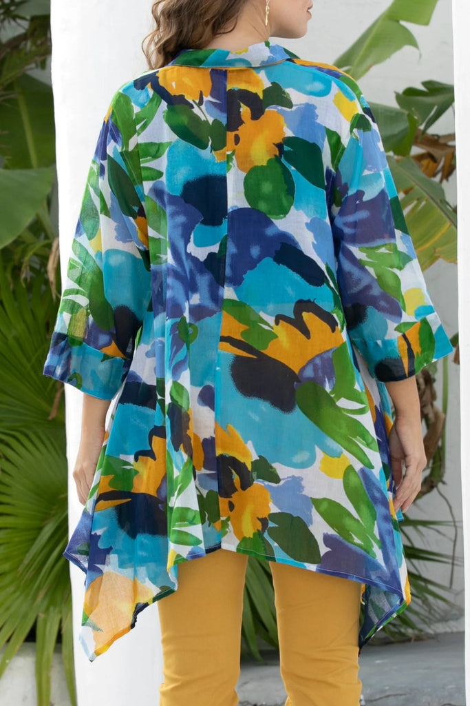 Paradise Cotton Tunic - Orange Fashion - The Wardrobe