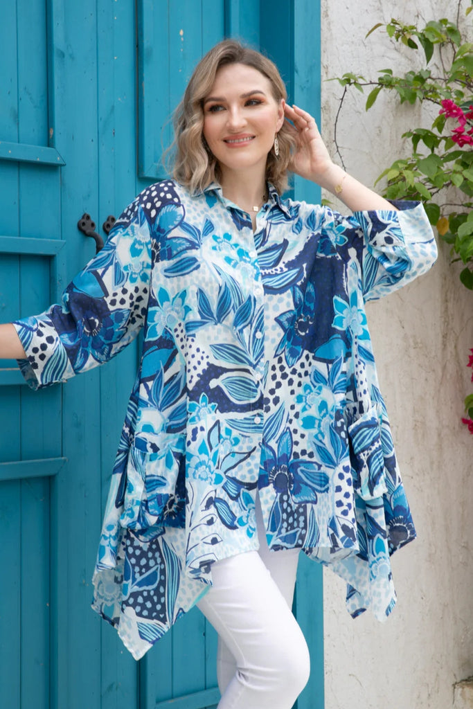 Paradise Cotton Tunic - Orange Fashion - The Wardrobe