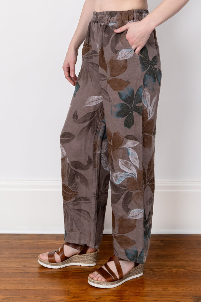 Pia Linen Pants - Orange Fashion - The Wardrobe