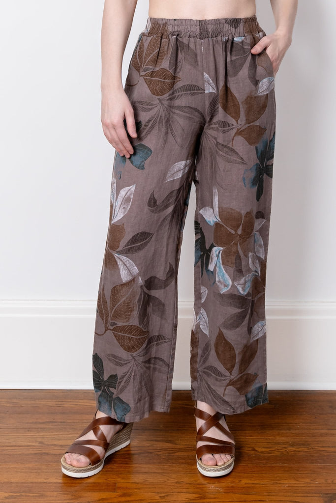 Pia Linen Pants - Orange Fashion - The Wardrobe