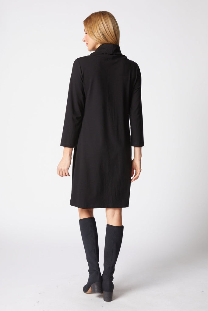 Pleat Dress - Black - Habitat - The Wardrobe