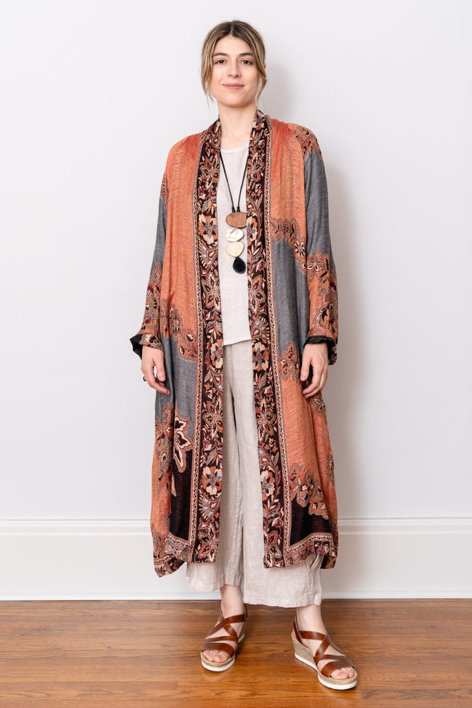 Printed Duster - Vivie - Baba Imports - The Wardrobe