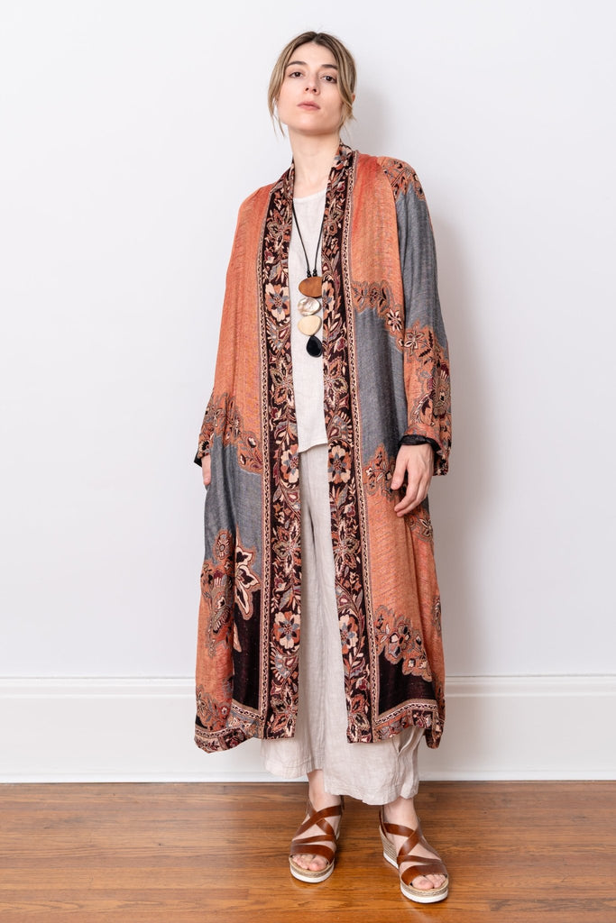 Printed Duster - Vivie - Baba Imports - The Wardrobe
