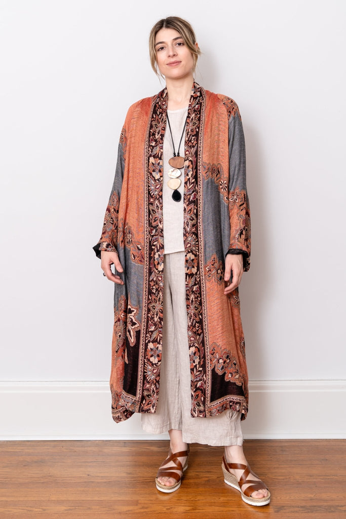 Printed Duster - Vivie - Baba Imports - The Wardrobe