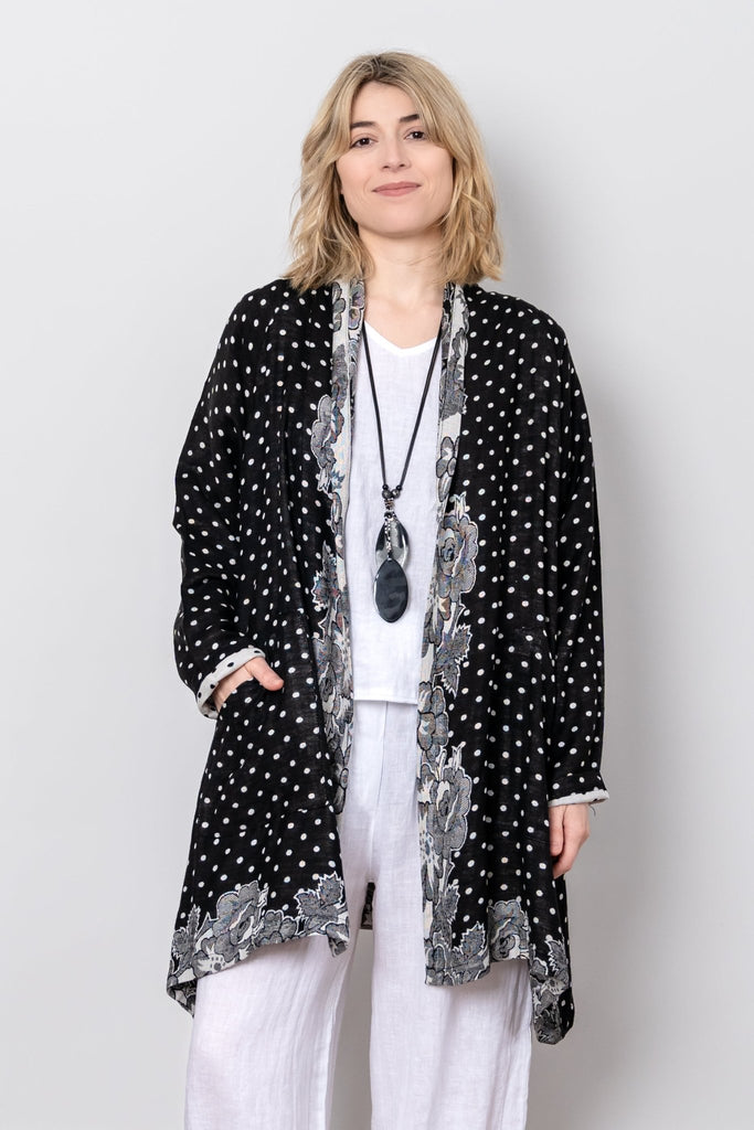 Printed Jacket - Black Dot - BaBa Imports - The Wardrobe