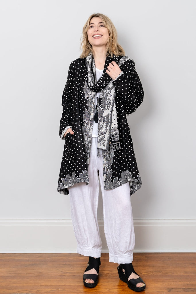 Printed Jacket - Black Dot - BaBa Imports - The Wardrobe