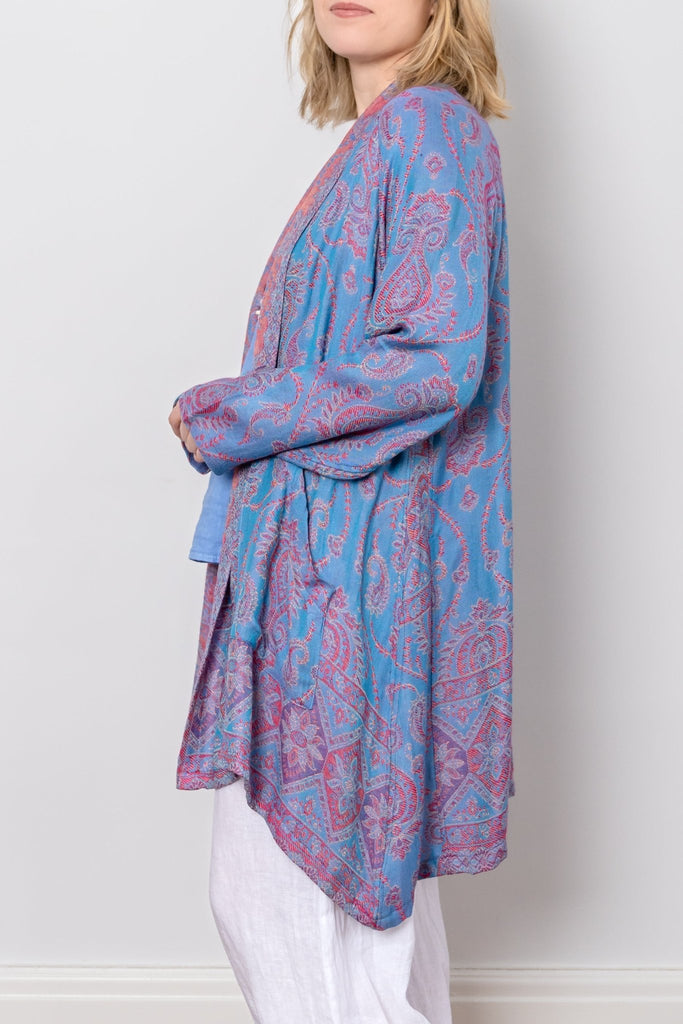 Printed Jacket - Cornflower - BaBa Imports - The Wardrobe